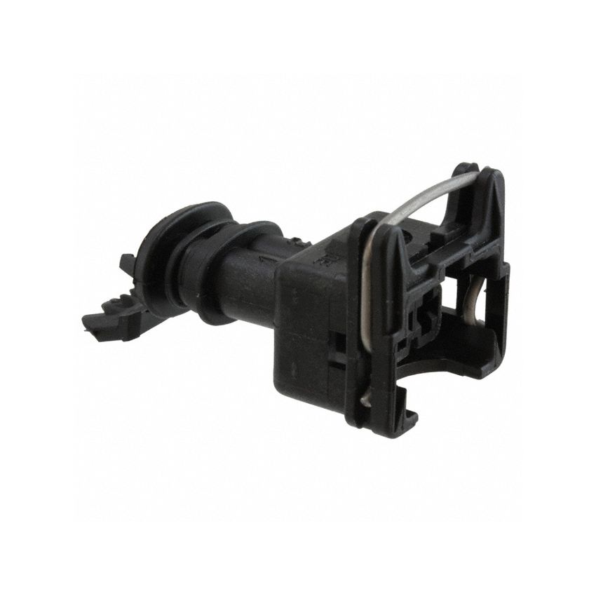 282189-1 Housing for Female Terminals, Wire-to-Wire, 2 Position, .196 in [5 mm] Centerline, Sealable, Black, Wire & Cable, Power, Timer Connector System
