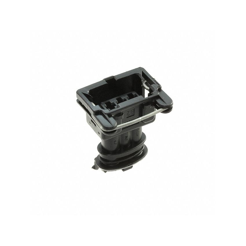 282191-4 Housing for Female Terminals, Wire-to-Board / Wire-to-Device, 3 Position, .197 in [5 mm] Centerline, Sealable, Green, Signal, Timer Connector System