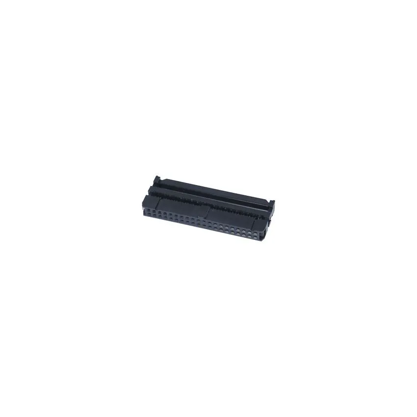 FC-40P, Flat Ribbon Cable Connector IDC Connector, 2.54mm Pitch,Dual Row, Black