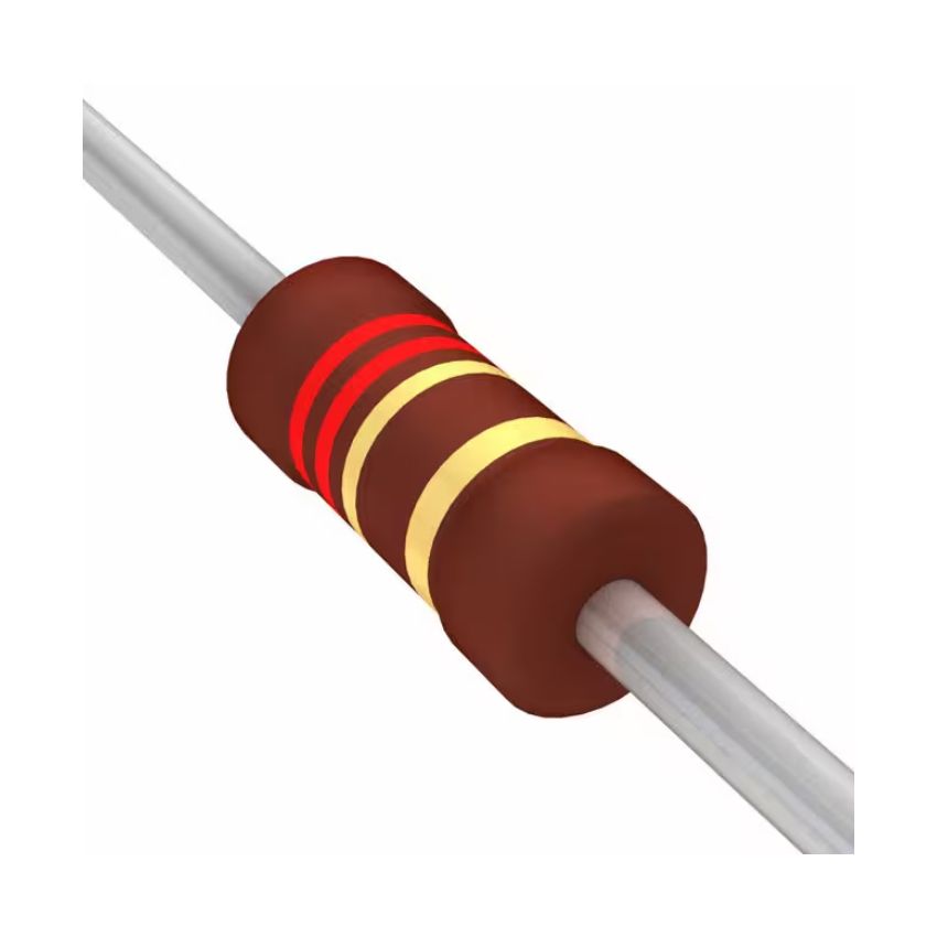 Resistor,2.2 Ohm,1W,Through Hole