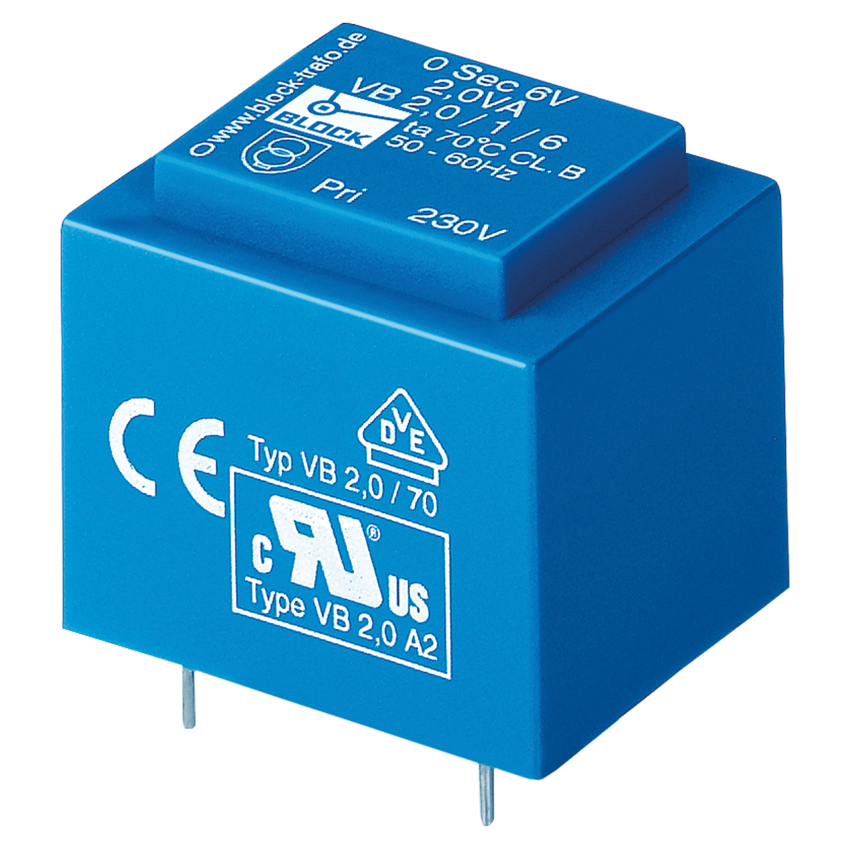 VB 3.2/2/12 Block PCB Transformer