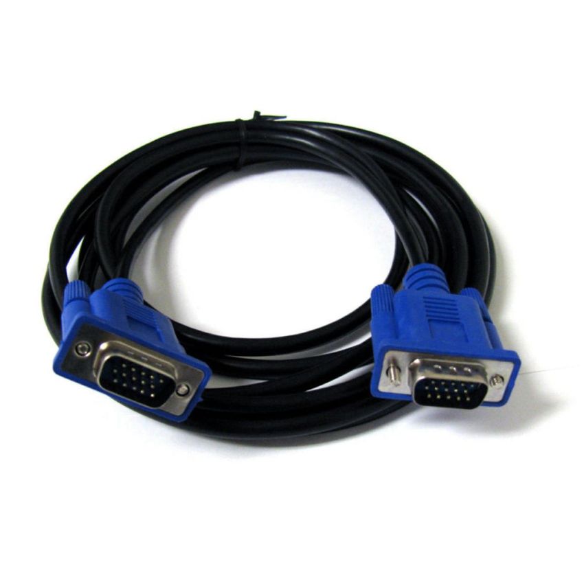 Video Monitor VGA Cable for Computer, Laptop, TV Box, Projector, LCD TV,1.8M,(M/M)
