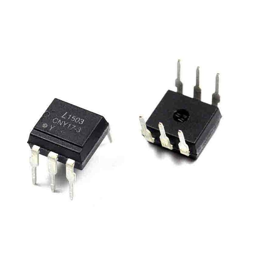 CNY17-3-DIP Optocoupler, Phototransistor Output,70V 50mA