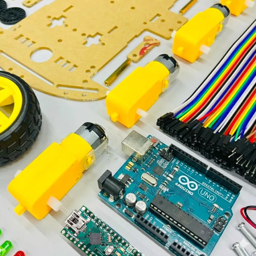 Hands Gesture Control Robo Car Kit