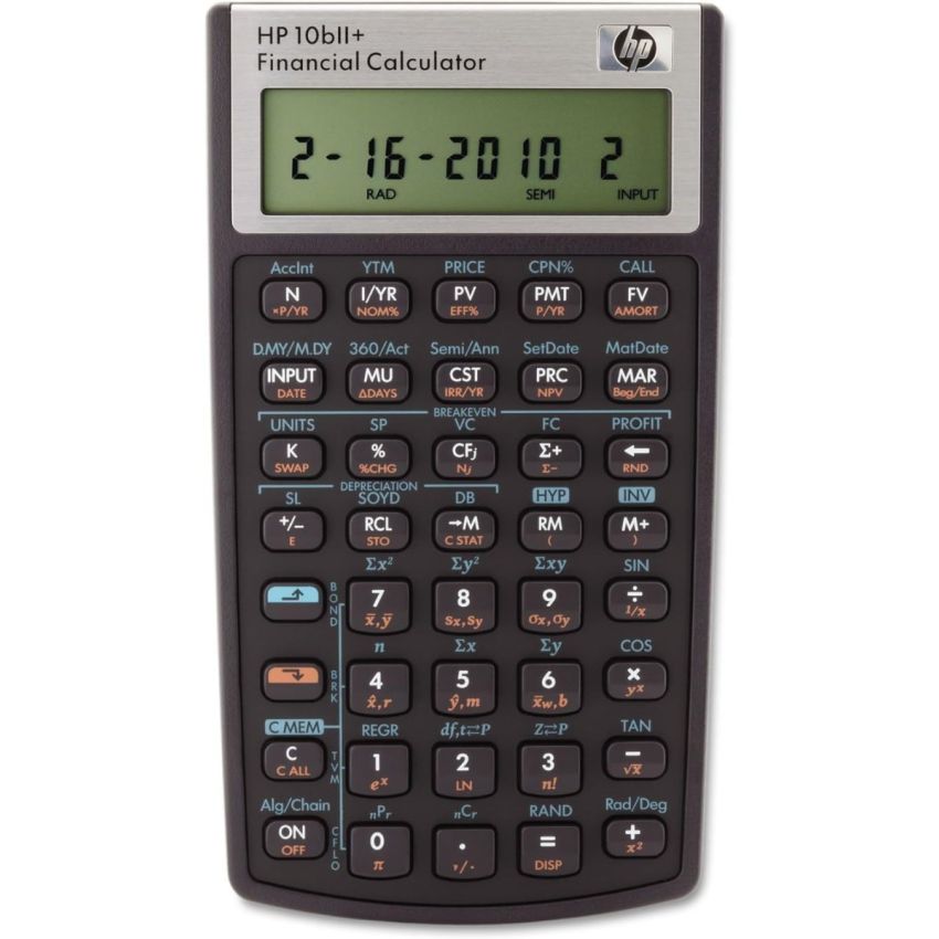 HP 10bII+ Financial Calculator – Advanced Business and Financial Functions