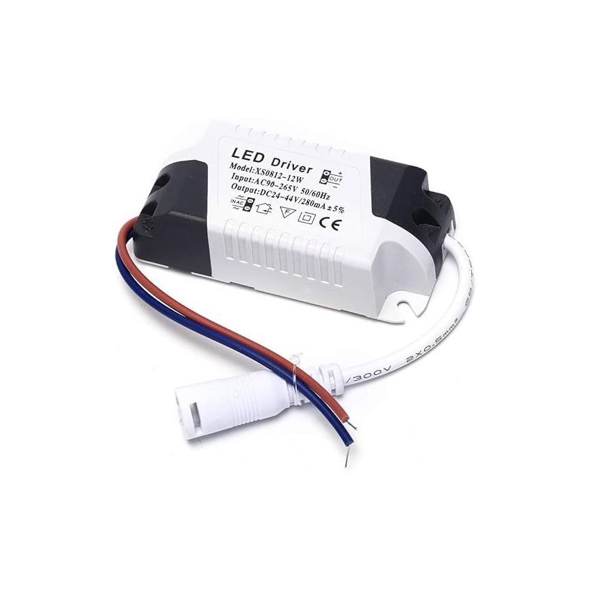 LED Driver; 8-12W; Input AC 90V-265V;Output DC 24-44V / 280ma; 50/60 Hz