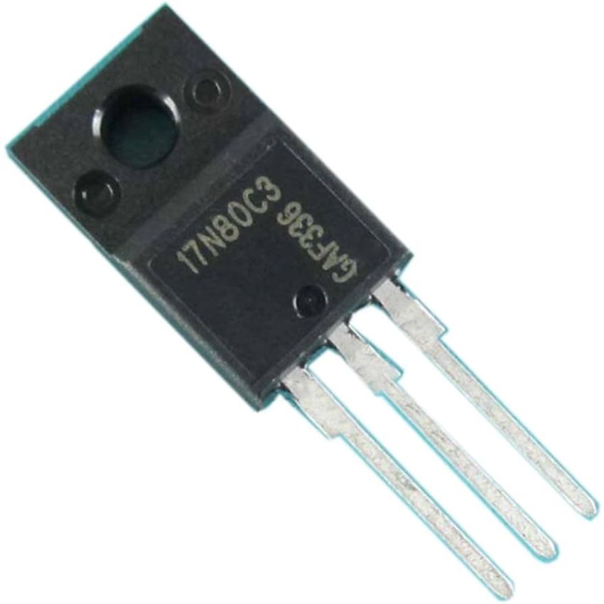 17N80C3,N-channel MOSFET Transistor,TO-220F-3,800V,17A