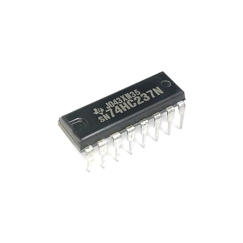 MC74HC237N, 3-to-8 Line Decoder,Demultiplexer with Address Latches, DIP-16