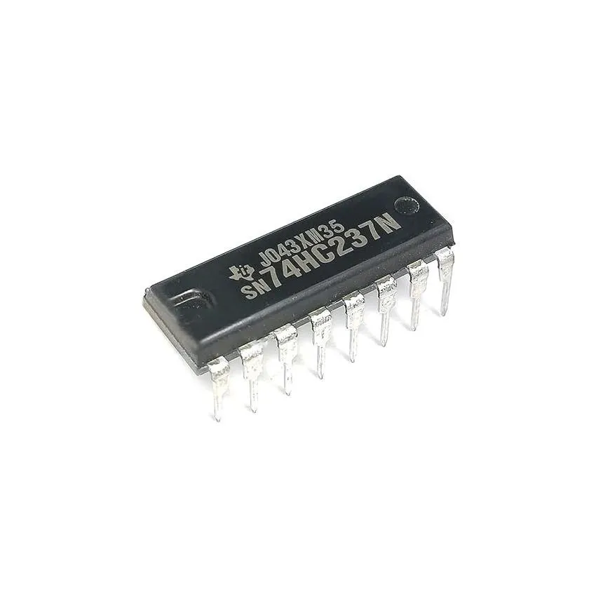 MC74HC237N, 3-to-8 Line Decoder,Demultiplexer with Address Latches, DIP-16