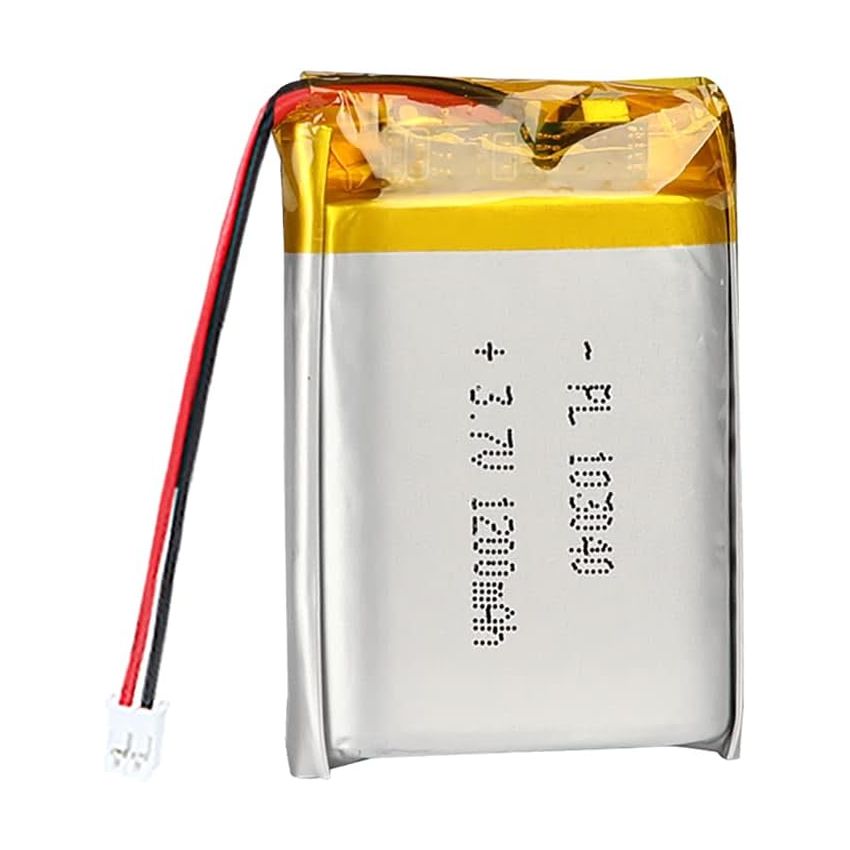 Lithium Polymer Battery Pack, 3.7V, 1000mAh, Rechargeable