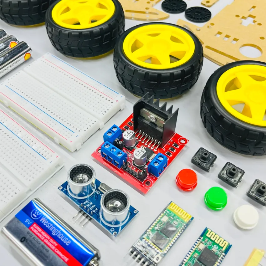 Hands Gesture Control Robo Car Kit