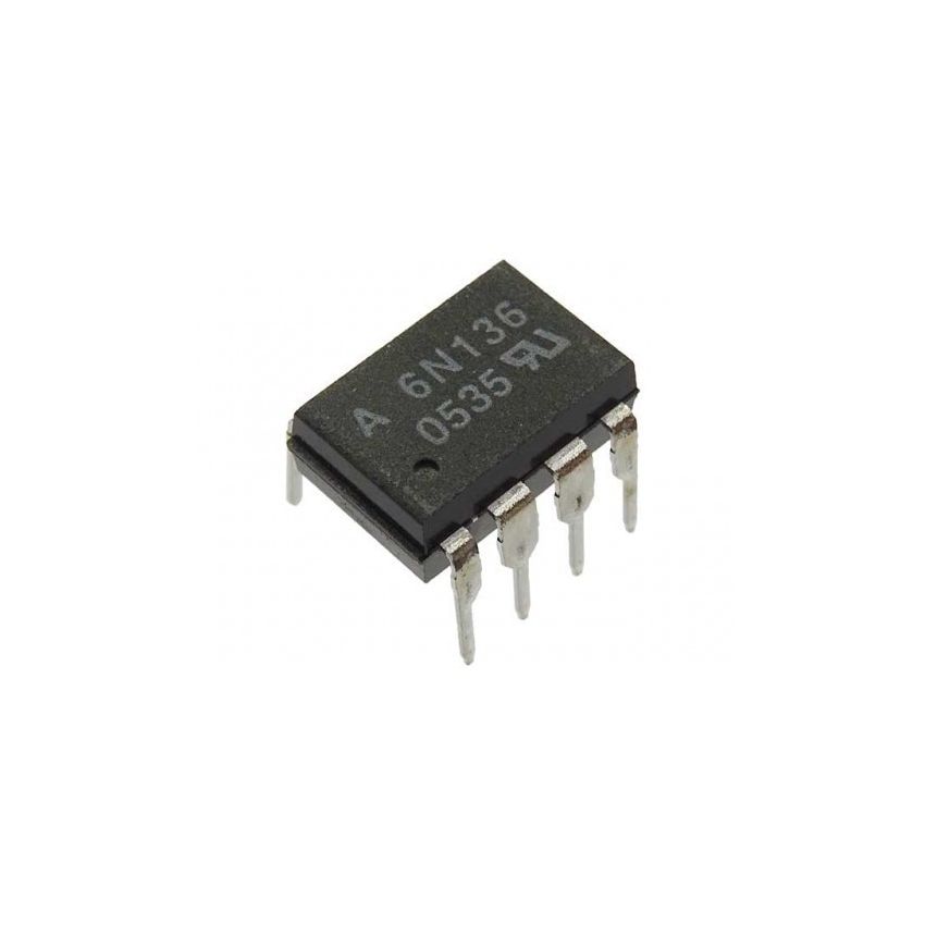 6N136,Optocoupler,SMD-8,5300 Vrms