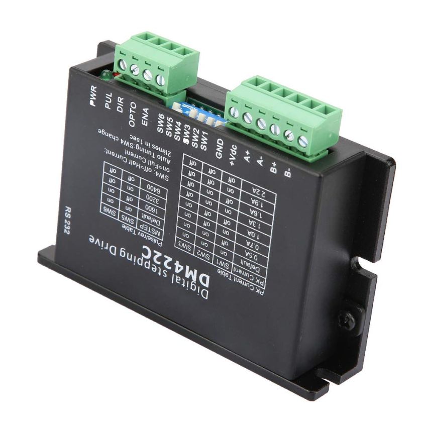 DM422C ,Digital Stepping Driver – Adjustable Peak Current, Pulse Resolution