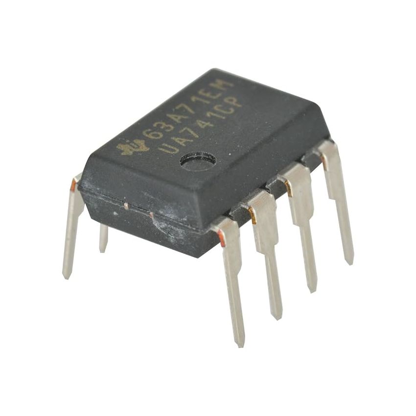 UA741CP, General-Purpose Single Op-Amp, 22V Supply, DIP-8 Package