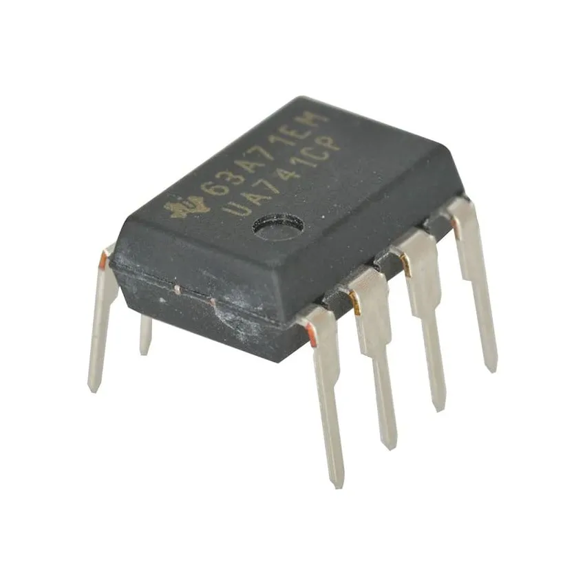UA741CP, General-Purpose Single Op-Amp, 22V Supply, DIP-8 Package