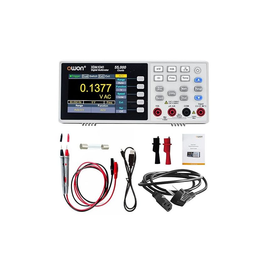 Owon XDM1041 Desk Multimeter 4 1/2 Digital, 55000 Count, 3.7