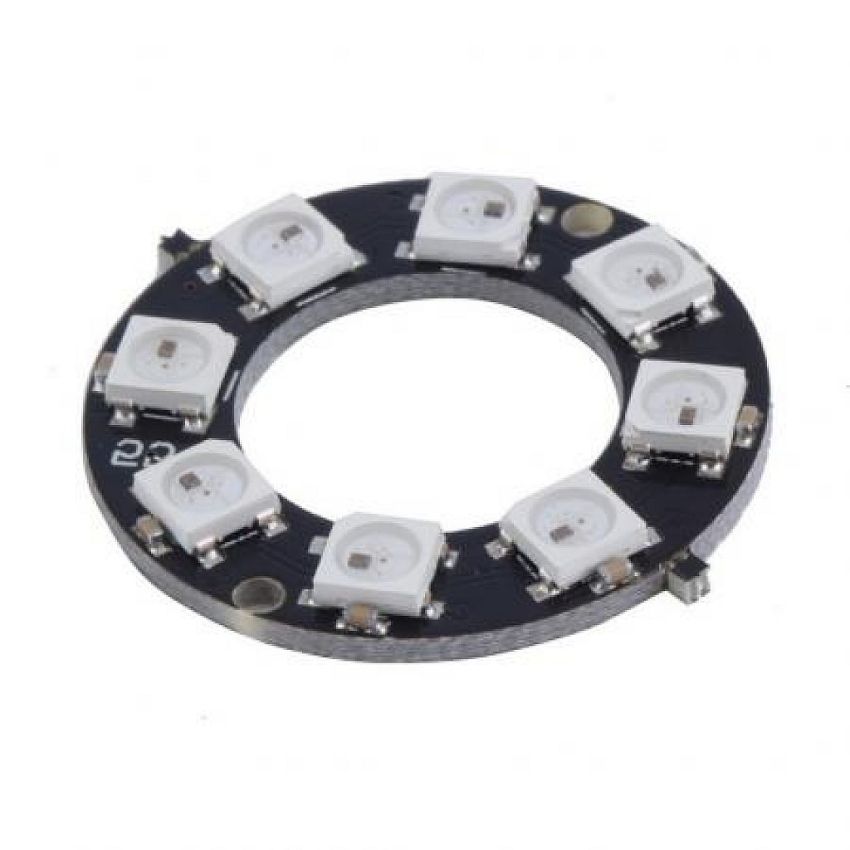 WS2812, 8-Bit 5050 RGB LED Ring with Integrated Drivers for Arduino