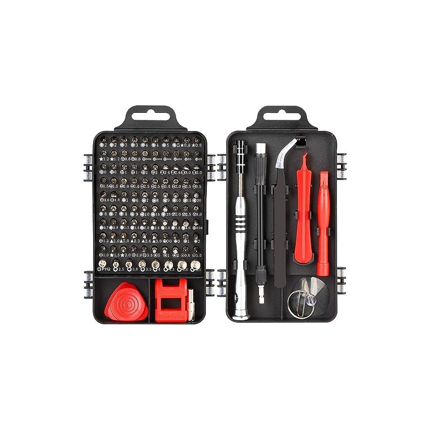 Sky-Touch Precision Screwdriver Set 110 In 1 For Mobile Phone Smartphone Game Console Tablet Pc And Other Electronic Equipment Black