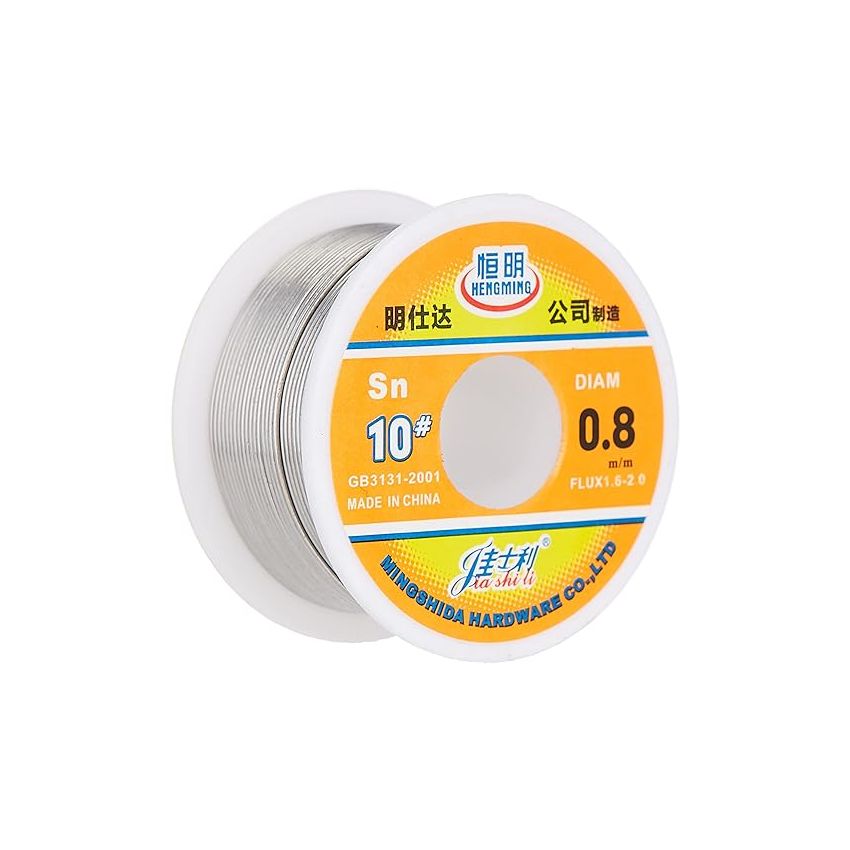 Solder Wire,63/37 Tin-Lead Alloy,1.0mm Diameter,100g