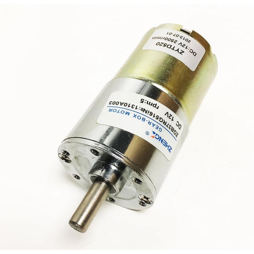 ZGB37RG,Gearbox Motor,5RPM,12VDC