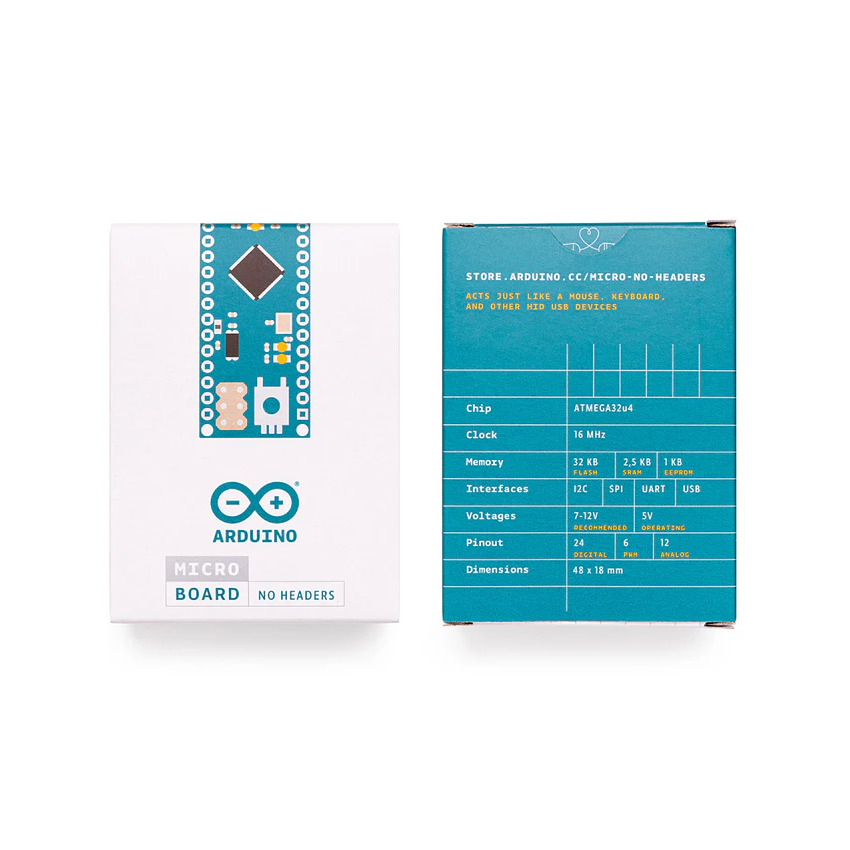 ARDUINO MICRO WITHOUT HEADERS