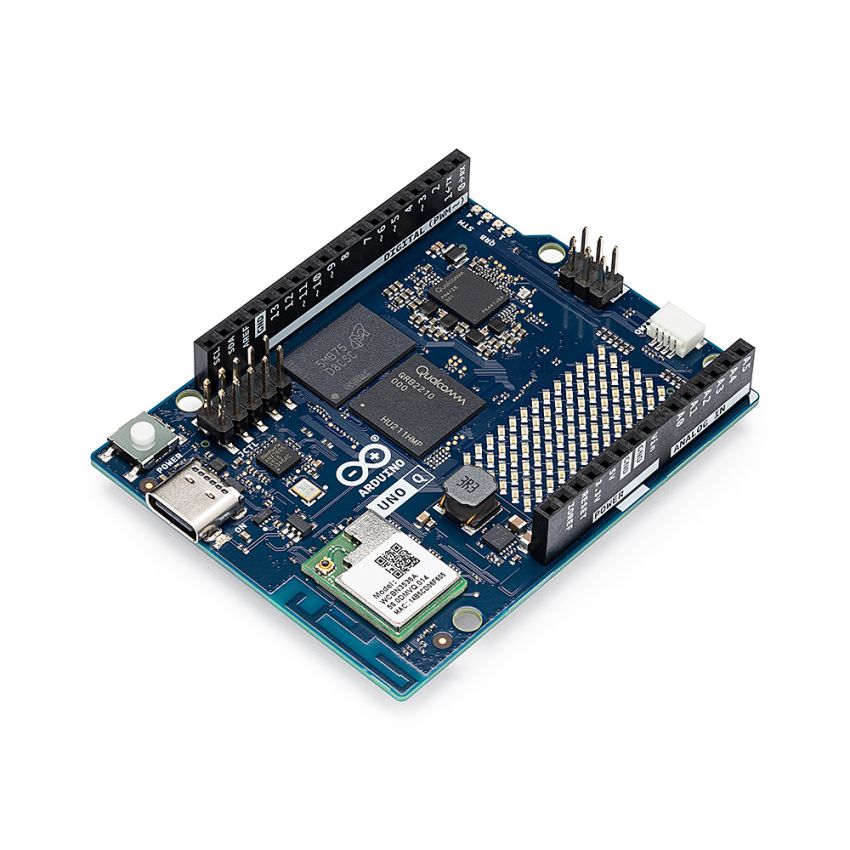 Arduino UNO Q – Hybrid AI & Real-Time Control Board with Quad-Core Cortex-A53 + STM32U585