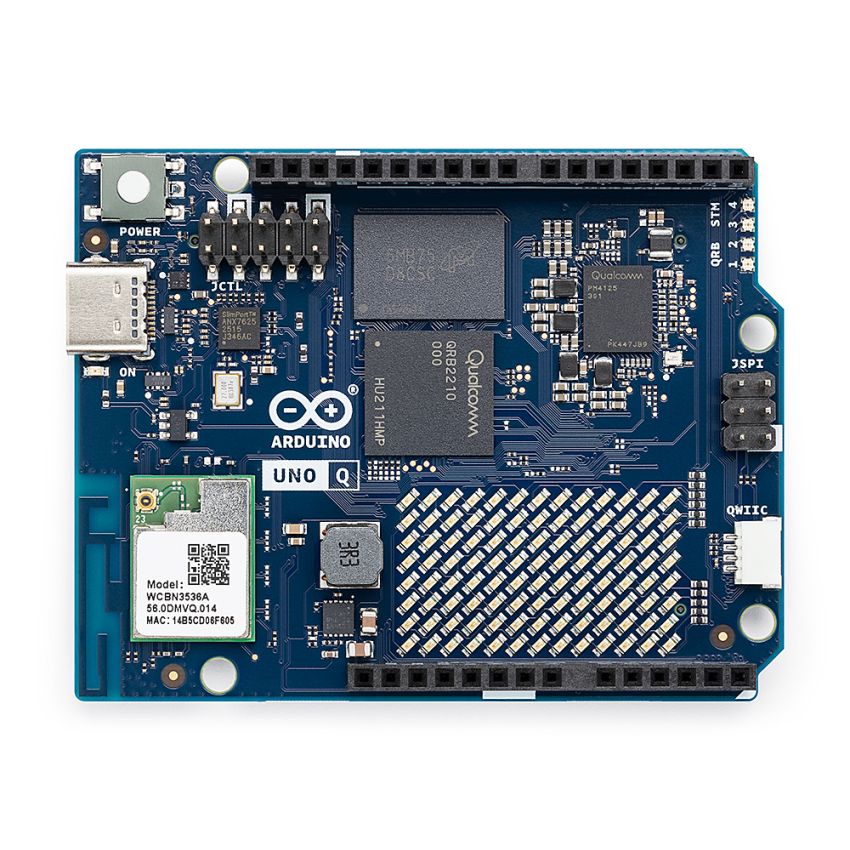 Arduino UNO Q – Hybrid AI & Real-Time Control Board with Quad-Core Cortex-A53 + STM32U585