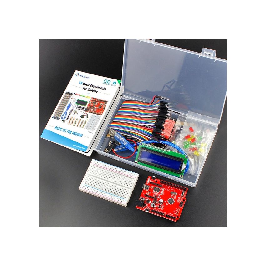 Biginner Elecrow Basic Kit for Arduino – Complete Learning Kit with Crowduino