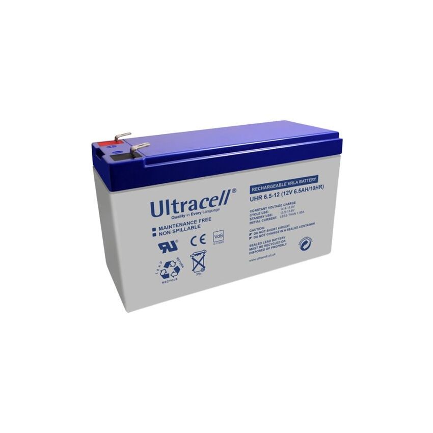 Ultracell UHR6.5‑12 Slim 12 V 6.5 Ah VRLA Battery