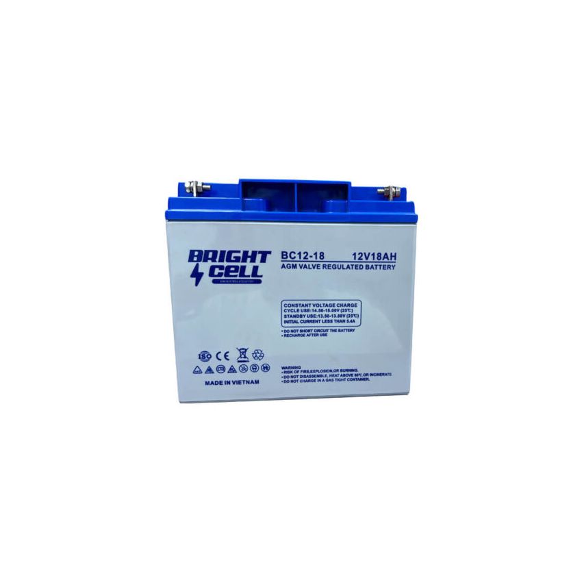 Bright Cell BC12‑18 12V 18Ah SLA (Sealed Lead‑Acid) Rechargeable Battery