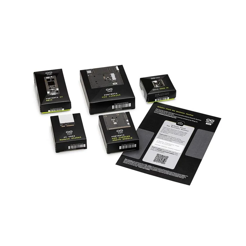 AKX00073 - Arduino Portenta Proto Kit ME, Dual-Core Cortex-M7/M4, LTE Cat.4 & GNSS