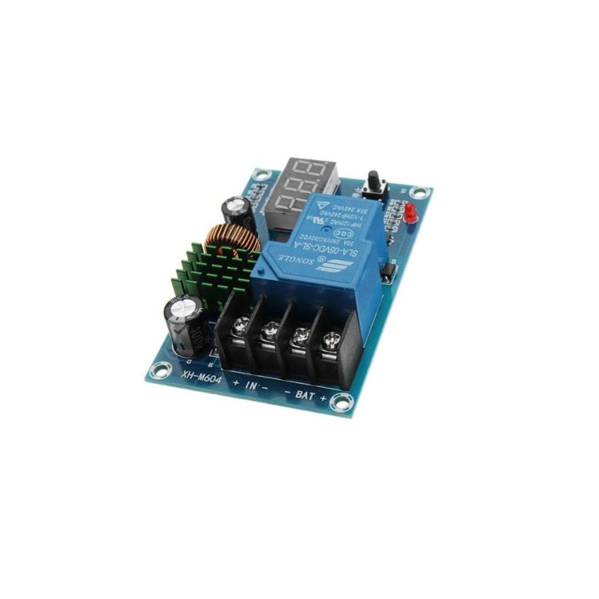 XH-M604, Voltage Control Protection Module, Adjustable Voltage Threshold, 30A Relay
