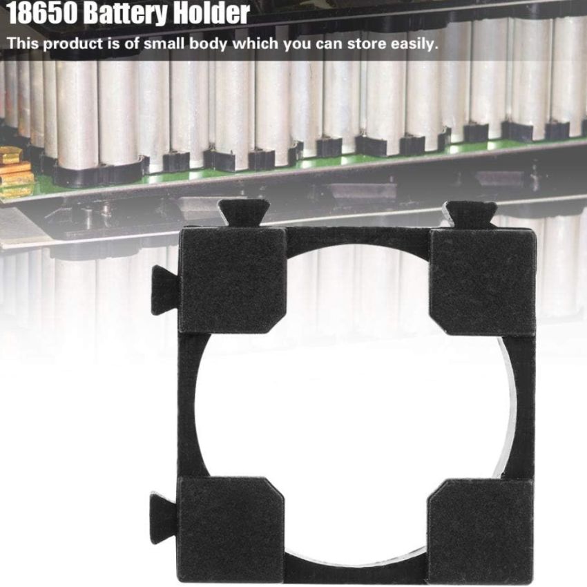 18650 Battery Spacer Holder, Single Cell Holder for Lithium-Ion Battery Pack Assembly