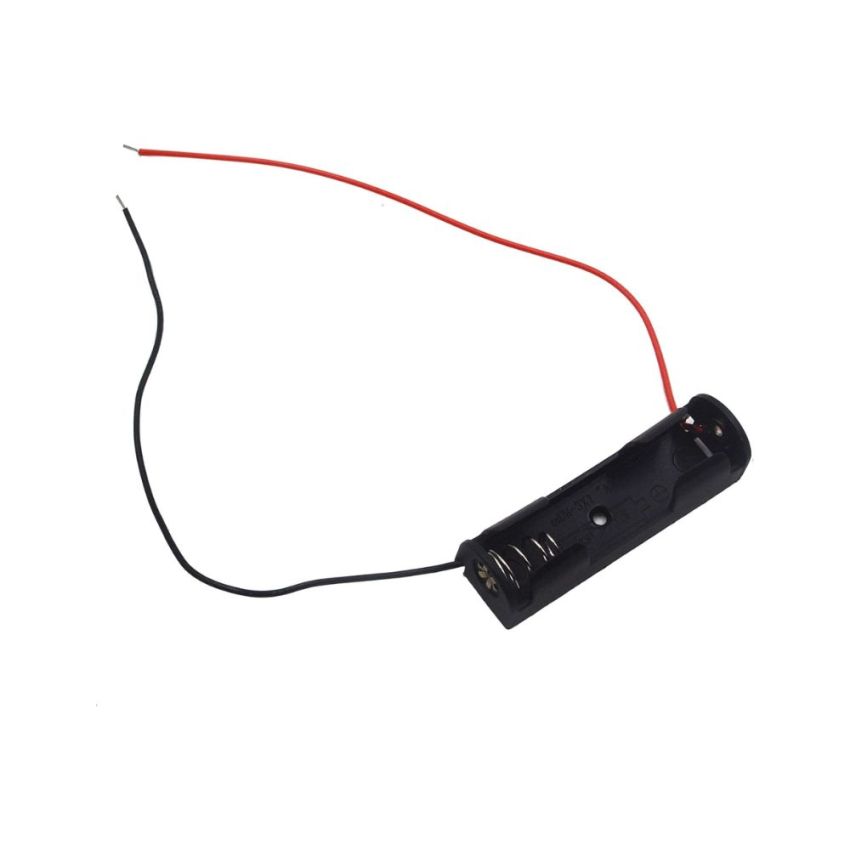 AA Battery Holder single slot with Leads,1.5V