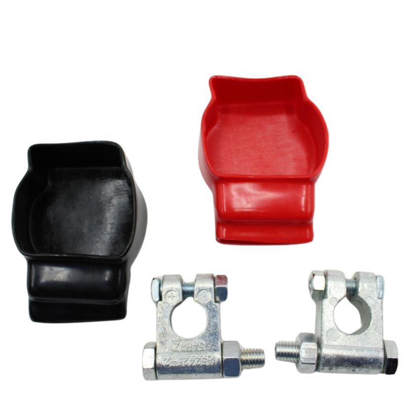Battery Terminal Clamp Connectors Kit - High Conductivity, Corrosion-Resistant.