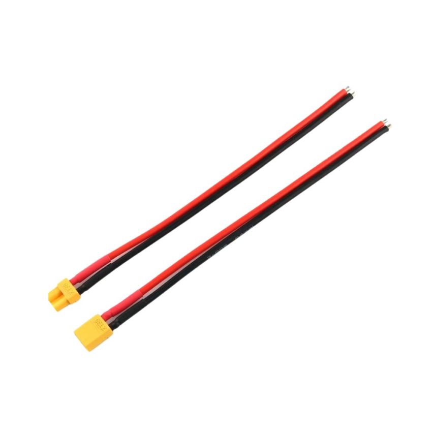 XT30 Connector with Wire M/F - High Efficiency, Secure Connection