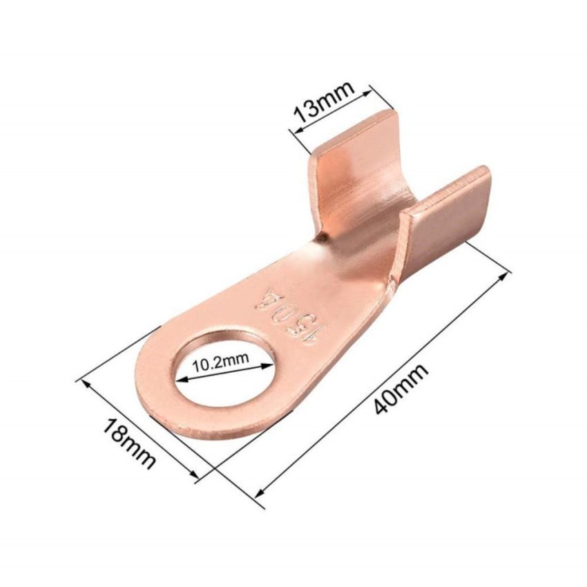 Open Barrel Copper Ring Lug,150A
