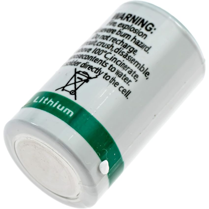 LS14250 3.6V Lithium Battery, 1/2AA Size, 1.2Ah Capacity