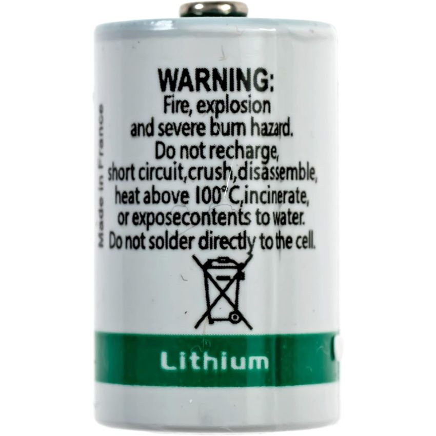 LS14250 3.6V Lithium Battery, 1/2AA Size, 1.2Ah Capacity