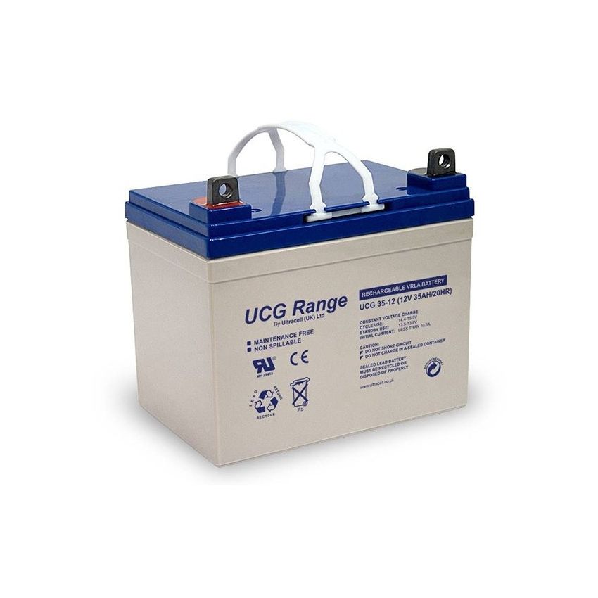 UCG35-12 - Ultracell, Lead-Acid  Rechargeable Battery, 12V, 35Ah