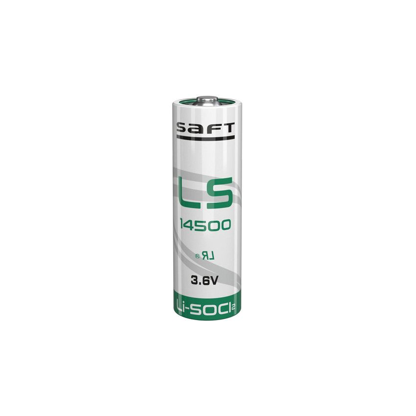 LS14500 3.6V Lithium Battery, AA Size, 2.6Ah Capacity