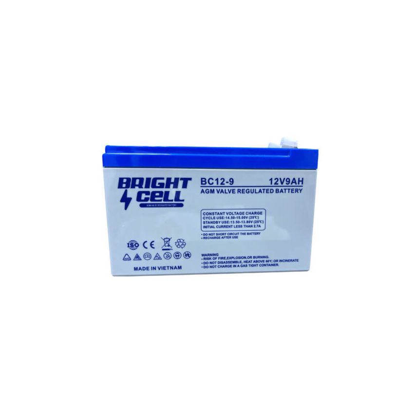 Bright Cell BC12‑9 12V 9Ah SLA (Sealed Lead‑Acid) Rechargeable Battery