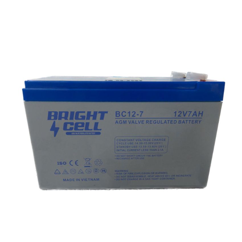 Bright Cell BC12‑7 12V 7Ah SLA (Sealed Lead‑Acid) Rechargeable Battery