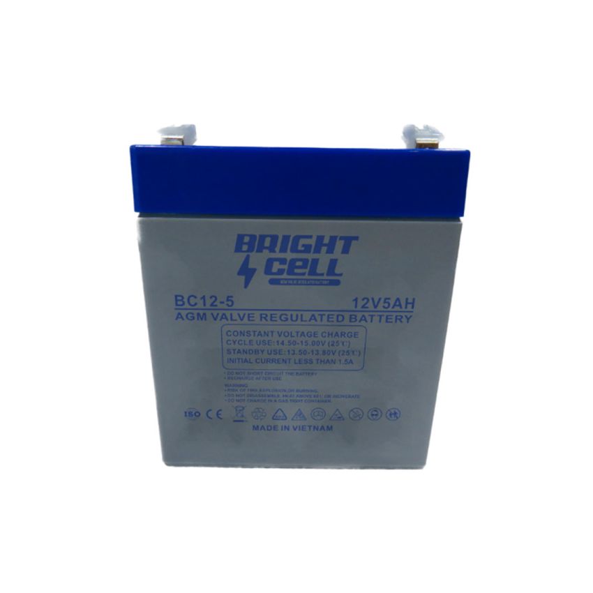 Bright Cell BC12‑5 12V 5Ah SLA (Sealed Lead‑Acid) Rechargeable Battery