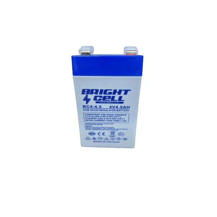 Bright Cell BC4-4.5 4V 4.5Ah SLA (Sealed Lead‑Acid) Rechargeable Battery