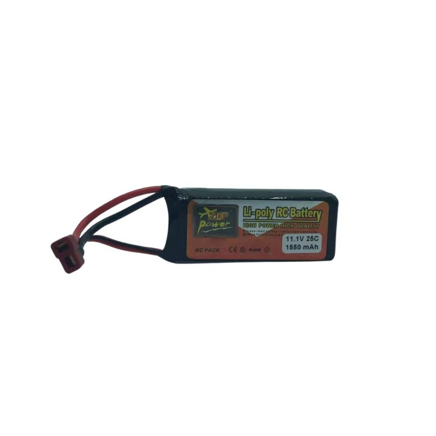 3s Li-Po Battery 25C, 1550mAh, 11.1V