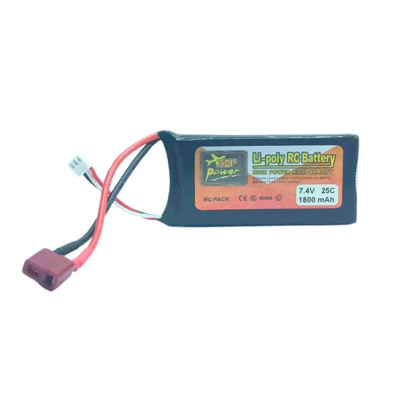 2s Li-Po Battery 25C, 1800mAh, 7.4V