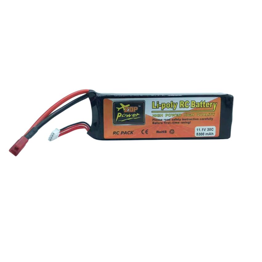3s Li-Po Battery 30C, 5300mAh, 11.1V