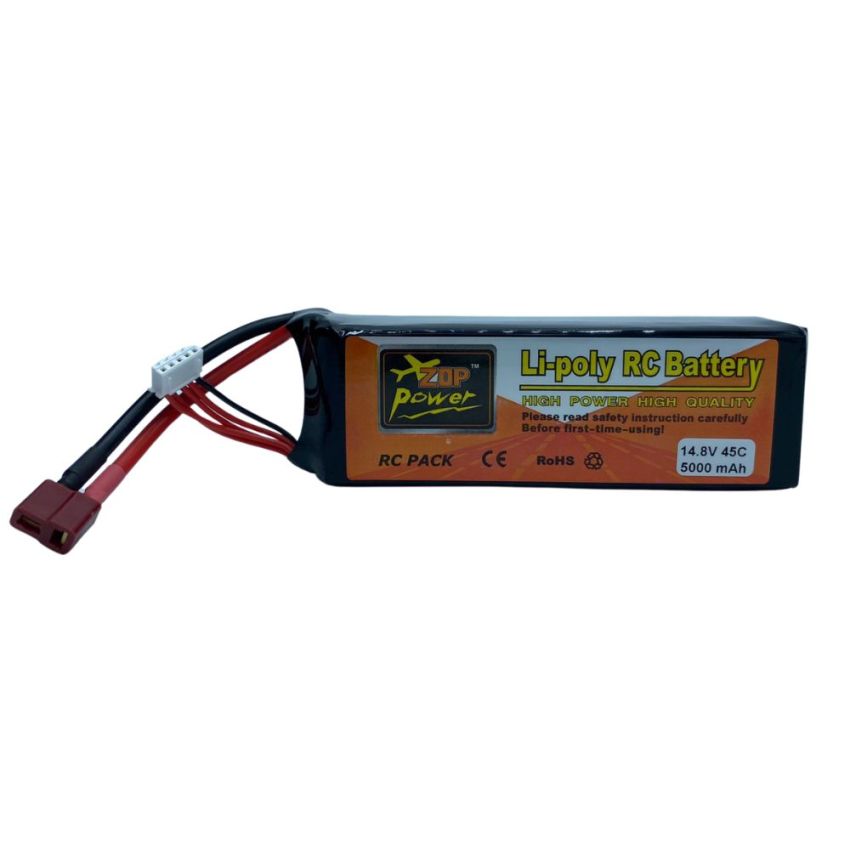 4s Li-Po Battery 45C, 5000mAh, 14.8V