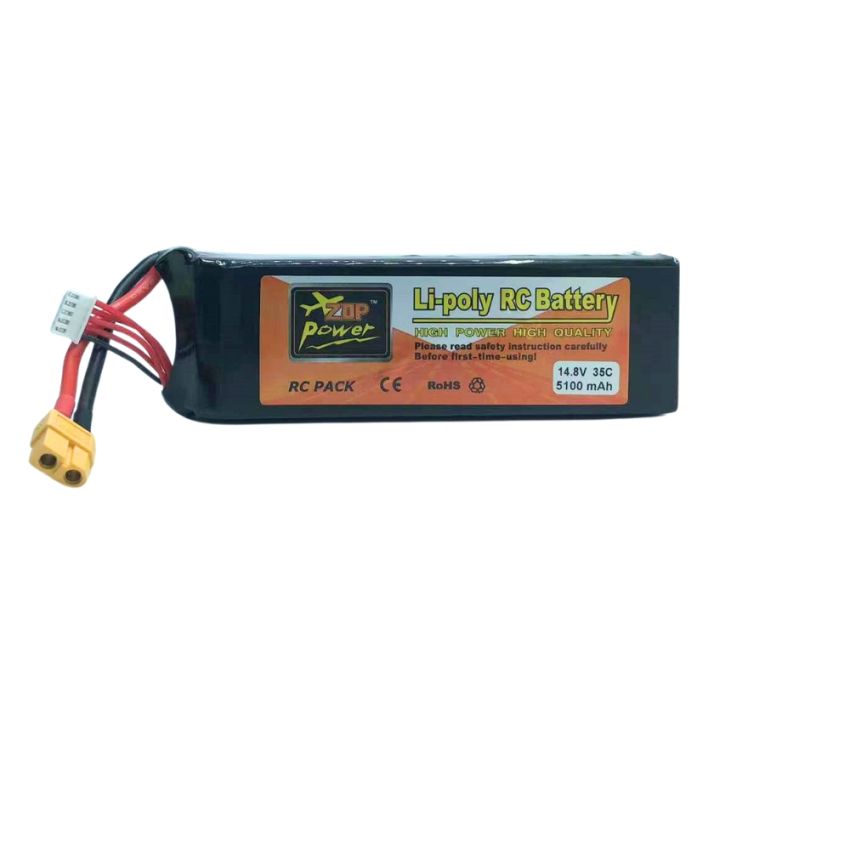 4s Li-Po Battery 35C, 5100mAh, 14.8V